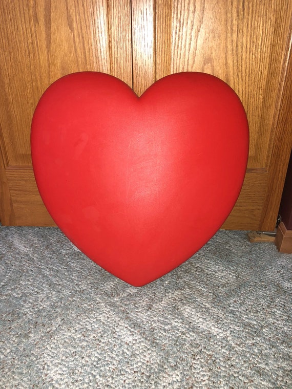 Valentine S Day Blow Mold Red Heart Yard Decoration Etsy