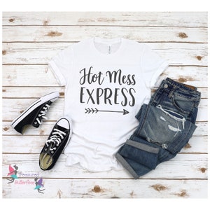 Women's Hot Mess Express Adult T shirt
