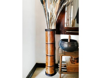 Bamboo Vase Etsy