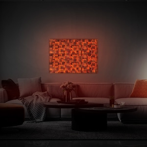 Led Wall Art, Led Panel, Led Wall Panel, Backlit Wall Art, Lit Art, Led Art, Led Panel 40x28, Led Wood Art, Wood Wall Art, Light Panel, Club