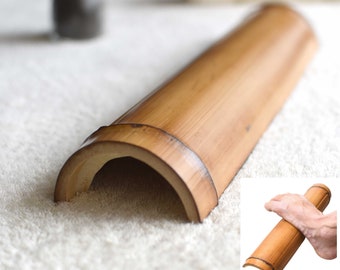 Outil de massage en bambou pour le massage des pieds - Rouleau de massage des pieds japonais - Appareil de massage pour hommes Takefumi - Cadeau sympa pour la fête des Mères