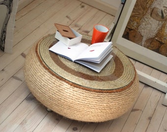 Coffee Table Round Coffee Table Drum Coffee Table Wicker Coffee