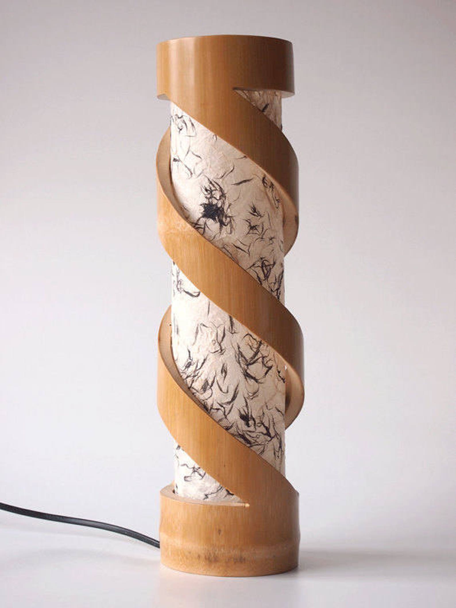 Desk Lamp Wooden Lamp Bedroom Lighting Unique Table Lamp - Etsy