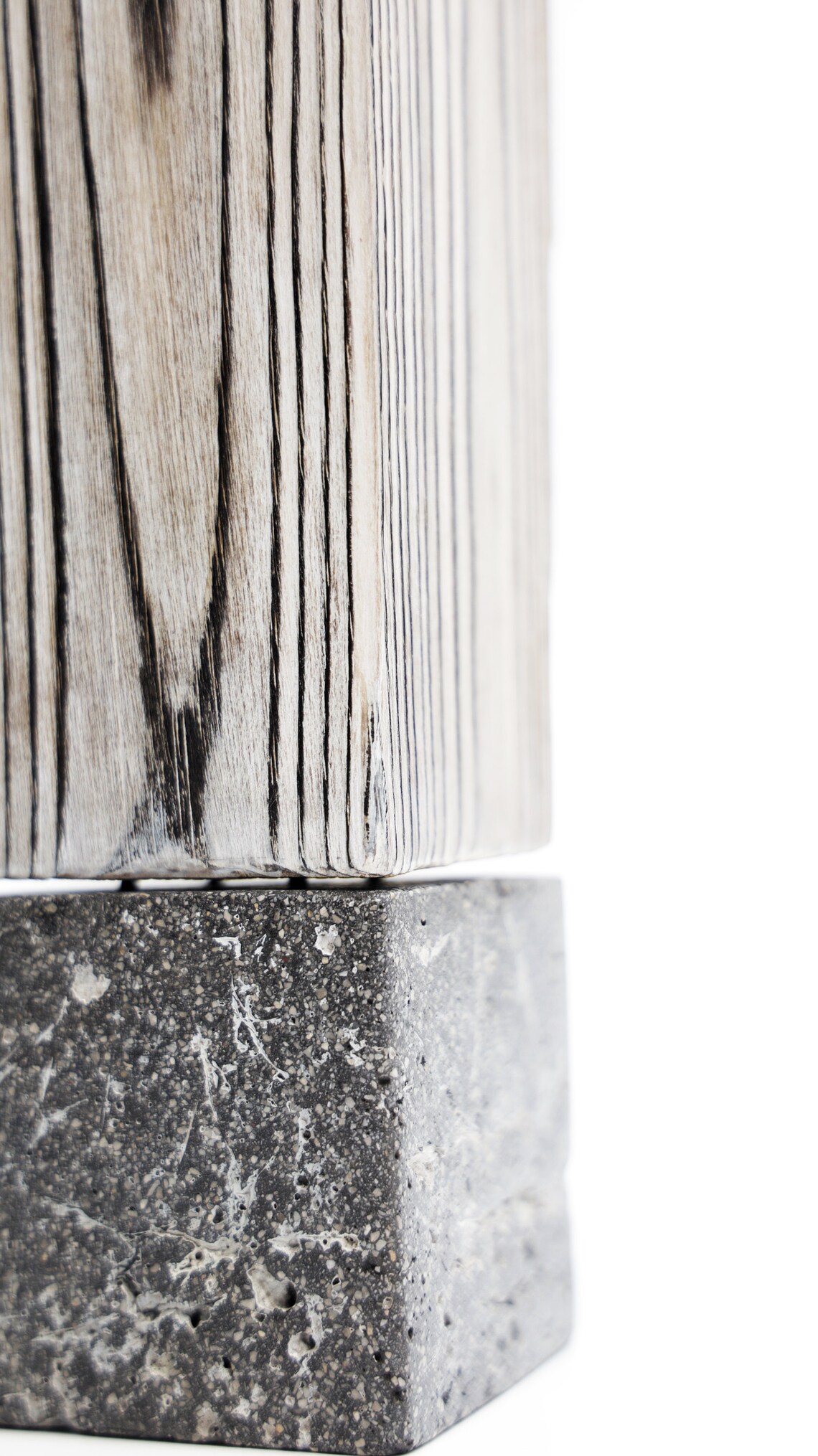 Paper Weight Bookend White Wood Bookend Heavy Bookend Burnt Etsy