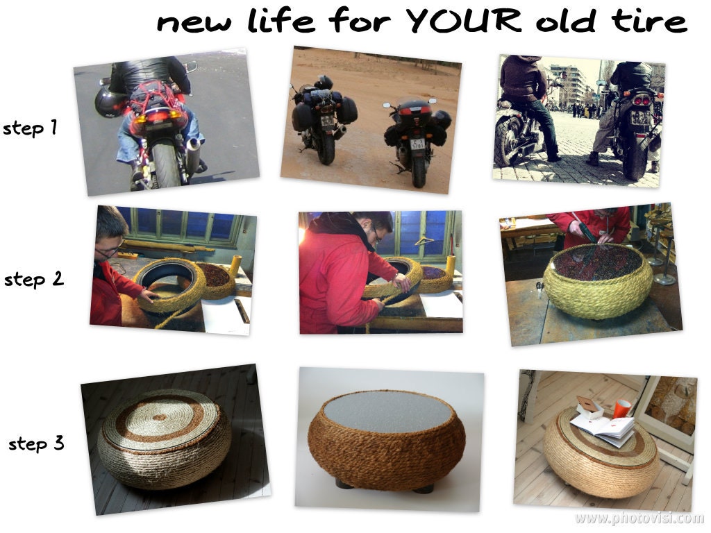 Tyre tea deals table