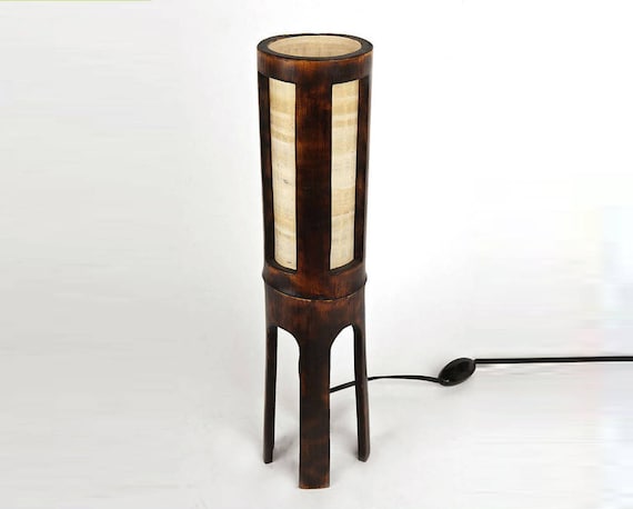 bamboo bedside lamp