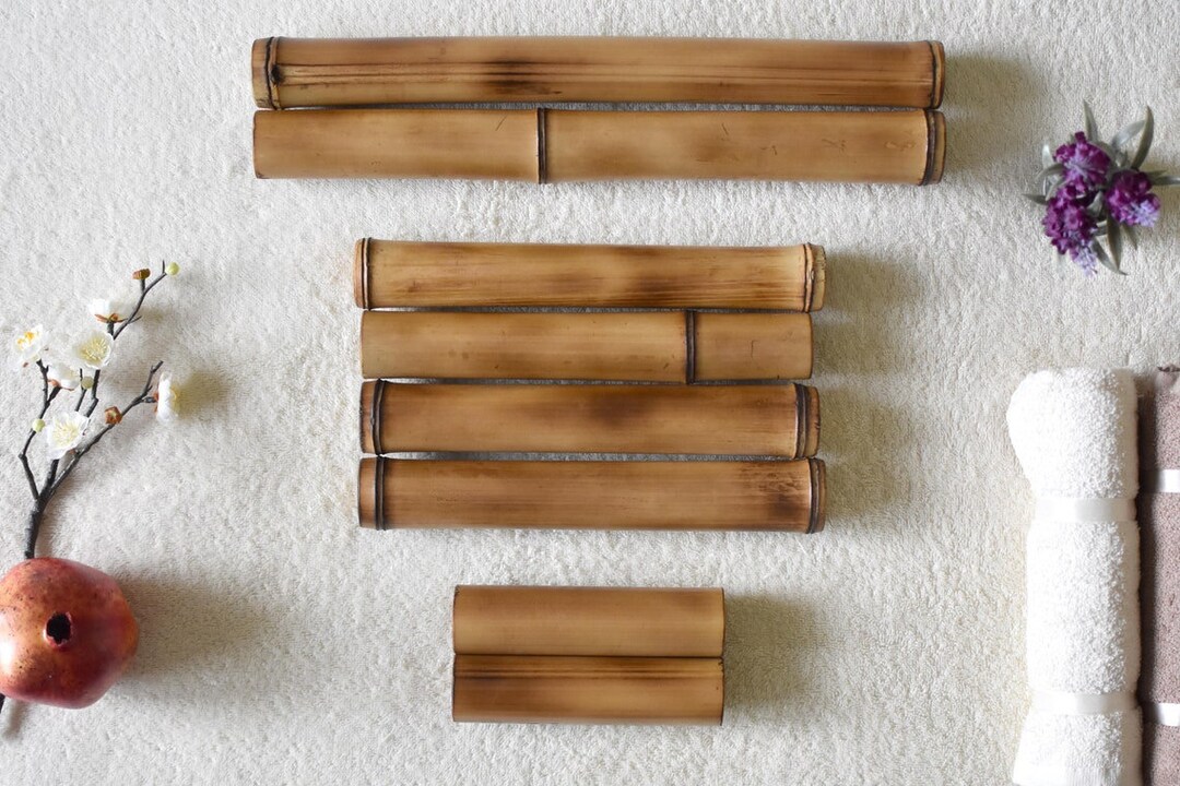 Bamboo Massage Sticks, Set of 8 Massage Tools, Wooden Labor Massage