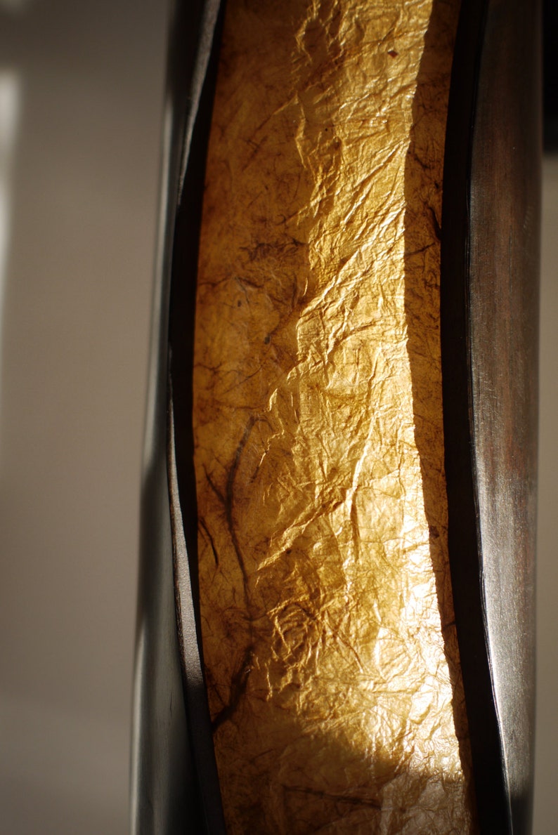 Floor Lamp, Standing Lamp, Tall Floor Lamp, Wood Floor Lamp Bamboo, Rustic Modern Floor Lamp, Artisan Floor Lamp, Boho Standing Lamp image 7