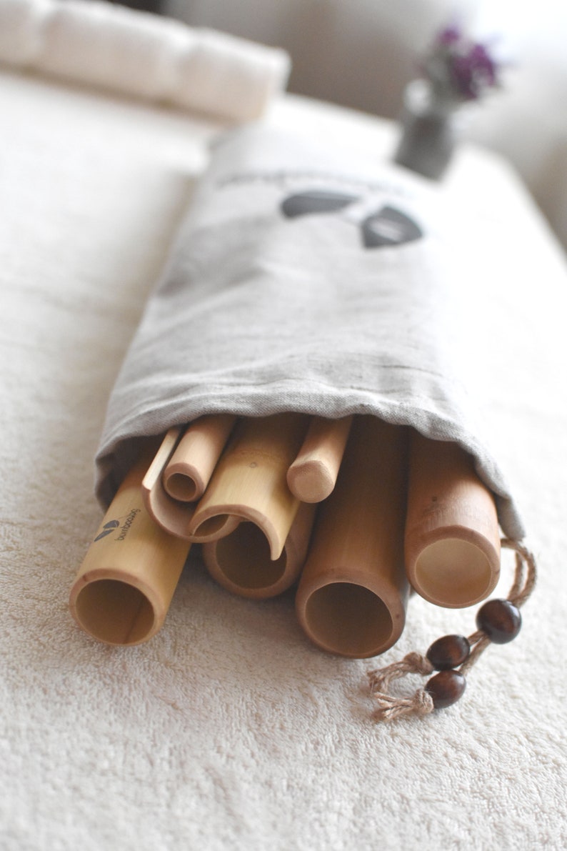 Bamboo Wood Massage Sticks Set of 14 Bamboo Rollers and Etsy