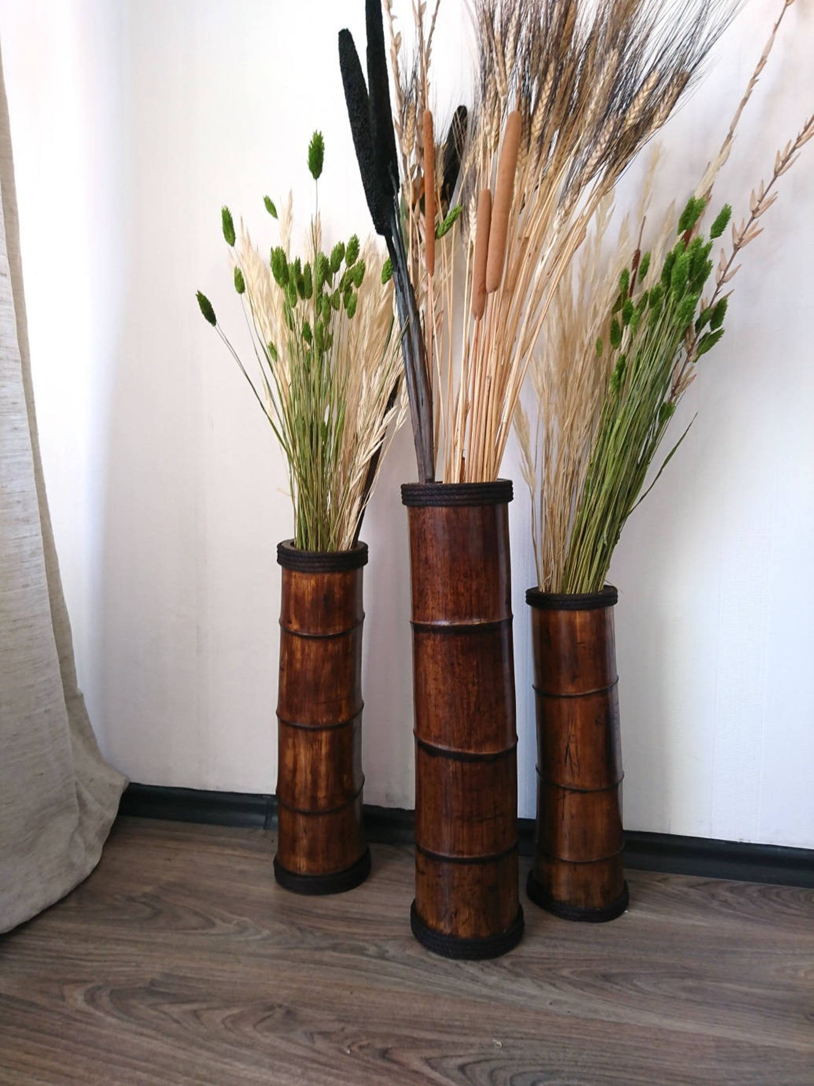 Floor Vases Tall Floor Vases Set of 3 Umbrellas Stand Etsy