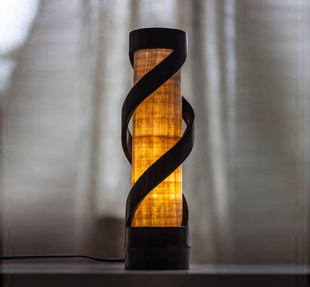 Wood Desk Lamp Bamboo Night Lamp Bamboo Stand Lamp Desk