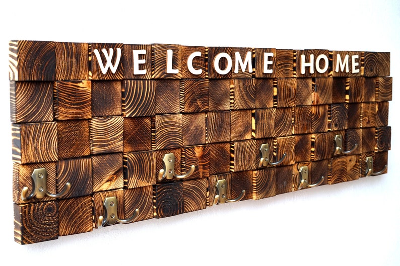 Personalized Wall Hanger Entryway Wall Decor New Home Decor Etsy