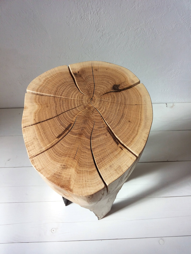 Tree Stump Coffee Table, Space-Saving Log Furniture, Stump Table, Small Round Table, Rustic Furniture, Drifted Wood Table, Farmhouse Table image 3