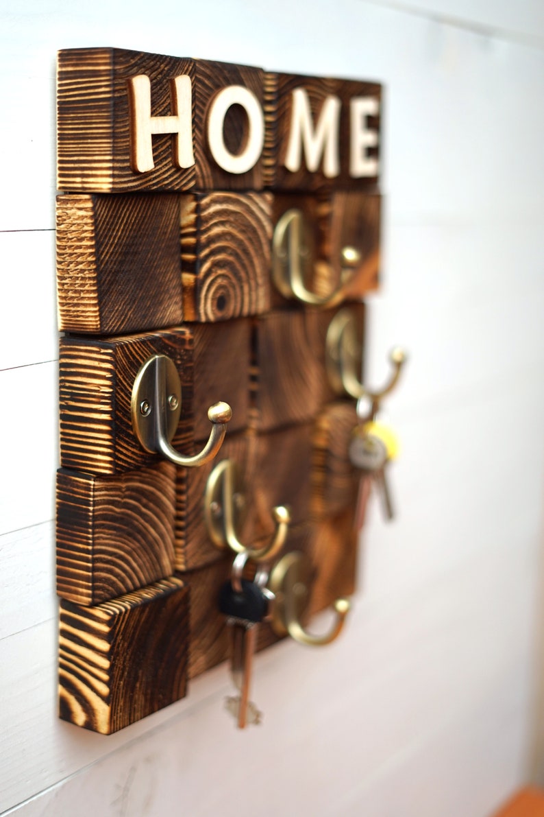 Personalized Men Key Hook Key Rack For Wall Entryway Etsy