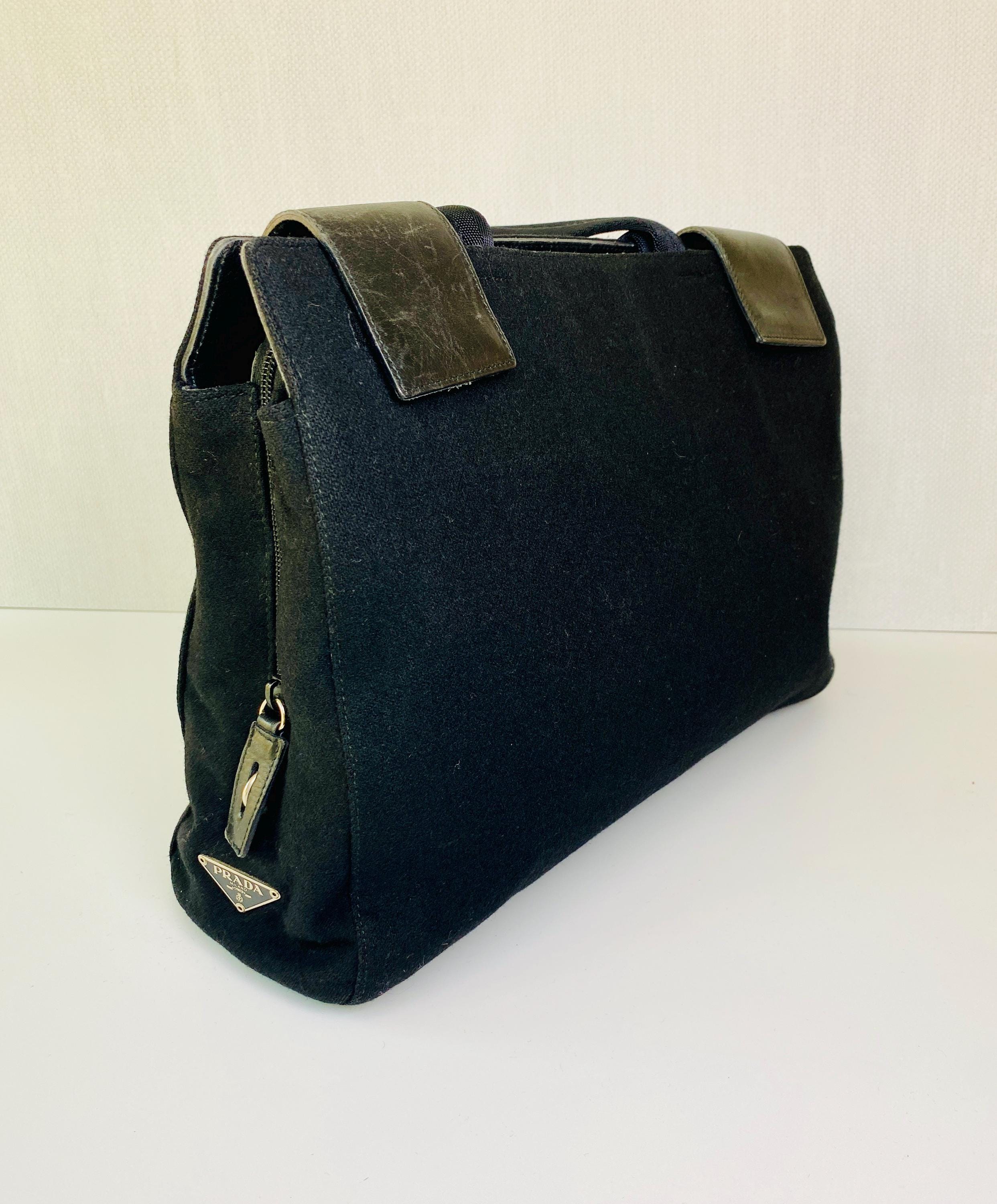 Vintage Prada Black Bag - Etsy