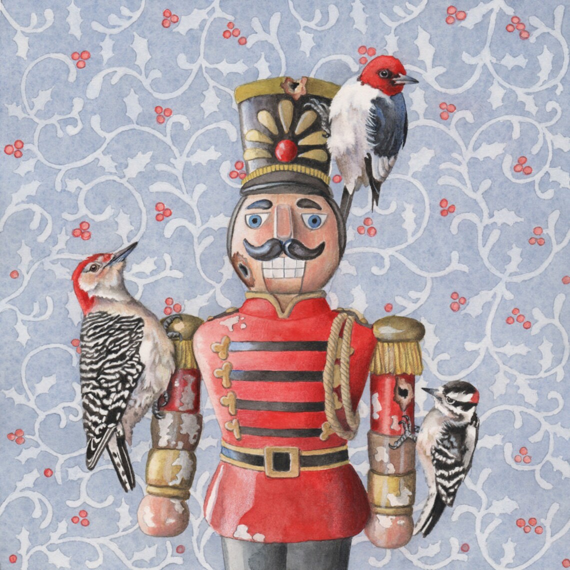 The Nutcracker framed Print From Watercolour of Nutcracker Etsy
