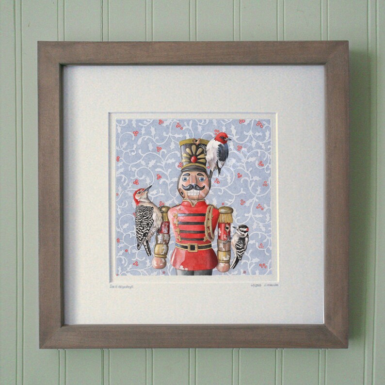 The Nutcracker framed Print From Watercolour of Nutcracker Etsy