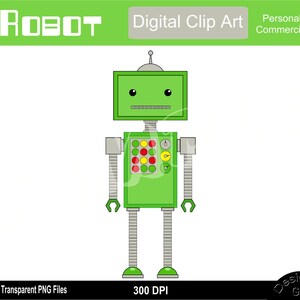 Robot, Robots, I Robot, Commercial Personal Use Instant Download