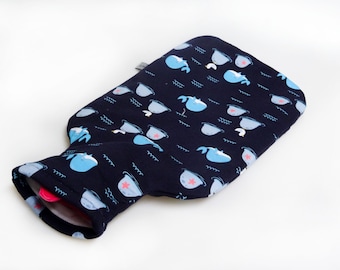 Hot water bottle "little whale"