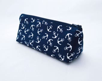 Pencil Case, small pouch "Anchor"