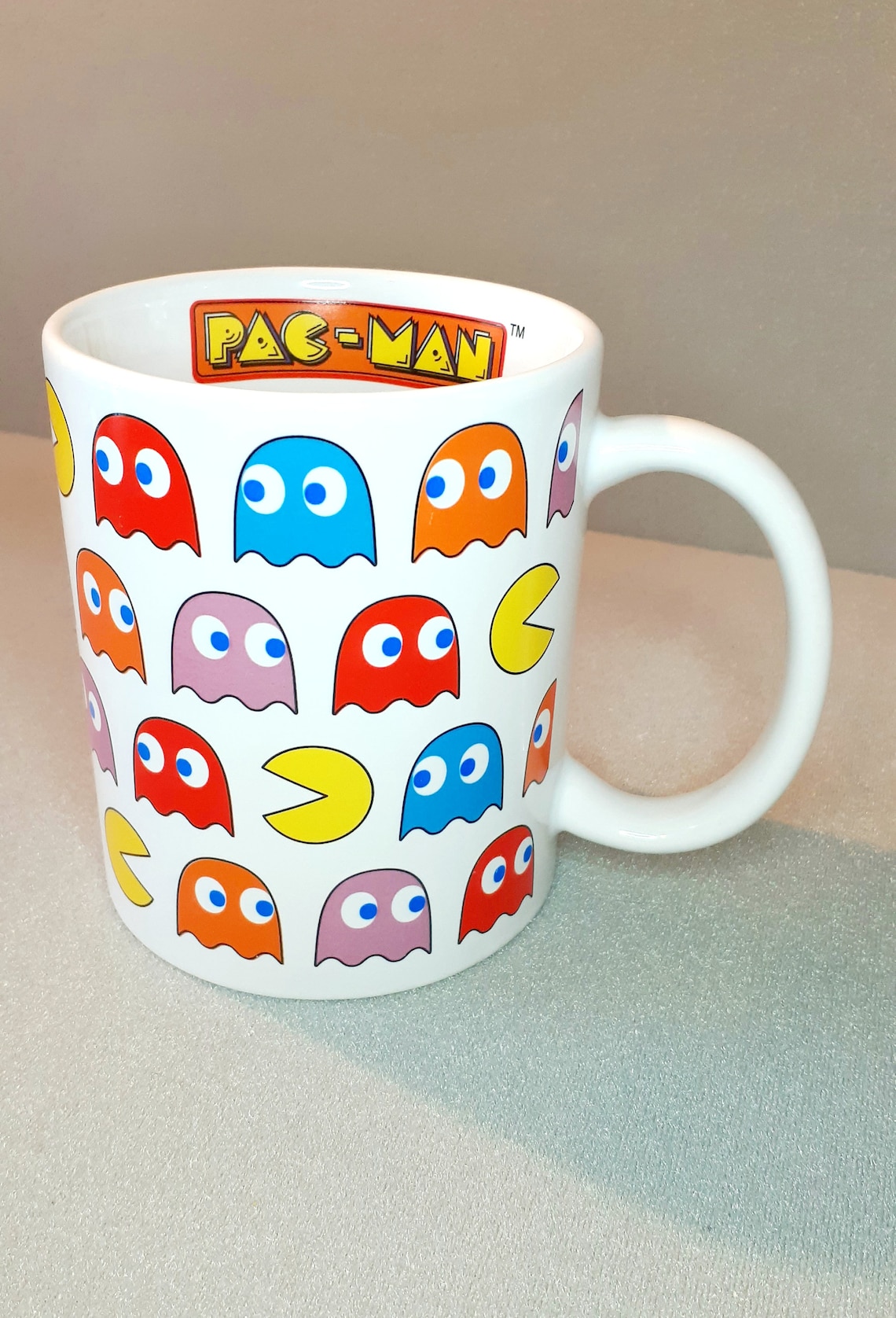 Pac man coffee mug namco mug coffee cup tea cup nostalgia Etsy