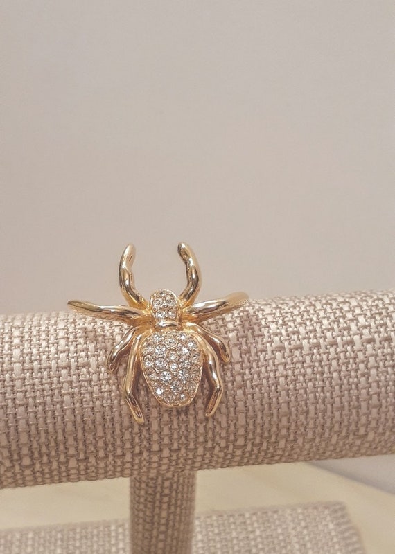 Swarovski brooch spider brooch rhinestone brooch s