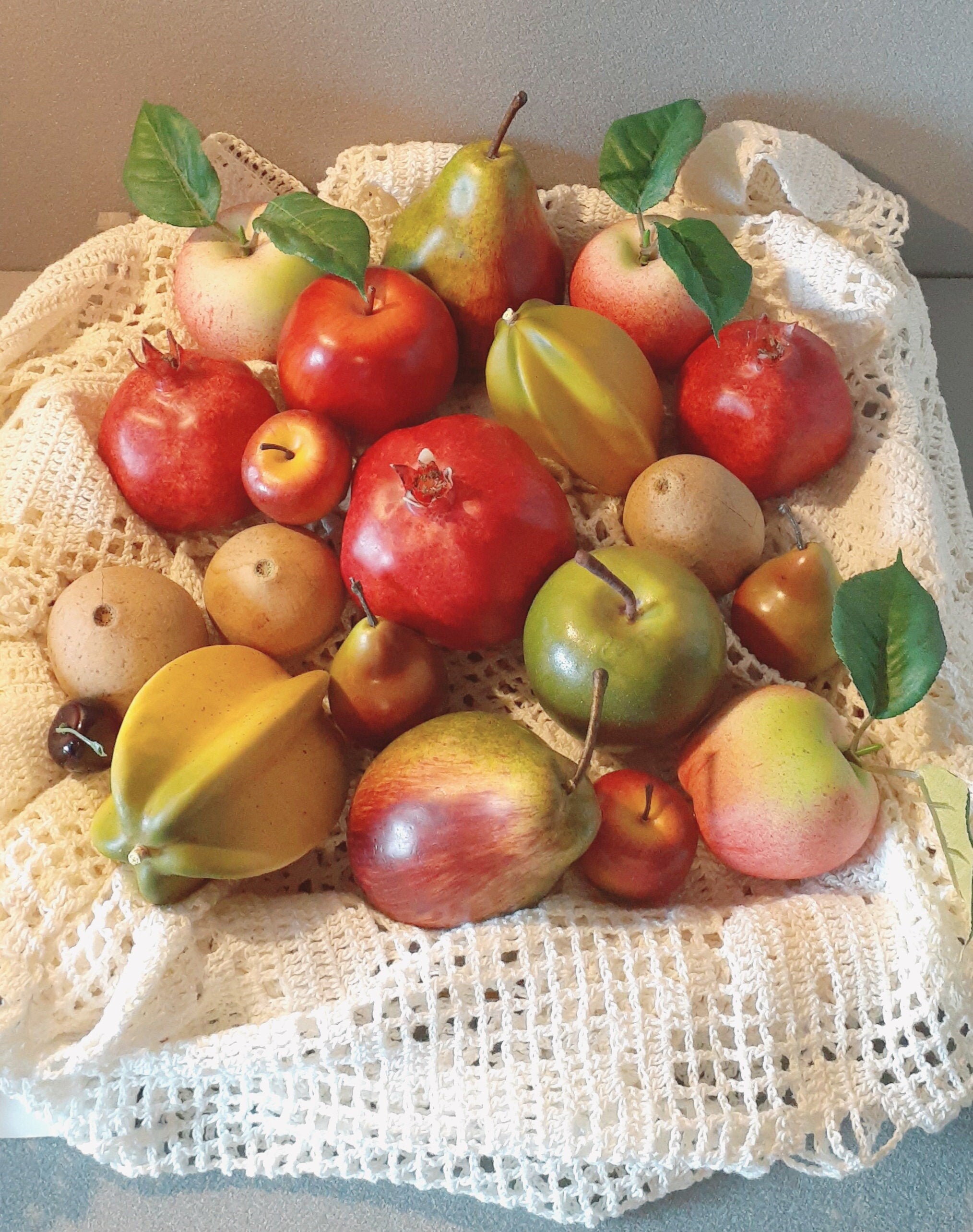 Fruit Fake Fruit Pieces Fruit Supplies Home Decor Craft Etsy Canada