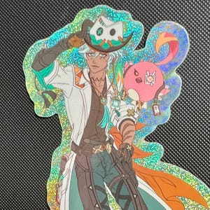 Glitter Vinyl Ifa Genshin Sticker