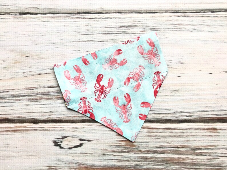 Lobster Cat Bandana Lobster Dog Bandana Lobster Pet Etsy