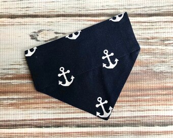 Anchor Cat bandana | Sailboat Cat Bandana | Anchor Dog Bandana | Sailboat Dog Bandana | Nautical Cat Bandana | Nautical Dog Bandana | Gift