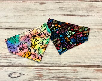 Tie Dye Cat Bandana | Cat Bandana | Gotcha Day Gift | Pet Adoption Gift | Birthday Gift | Gift | Pet Gift | Gift for Cat | Cat Gift