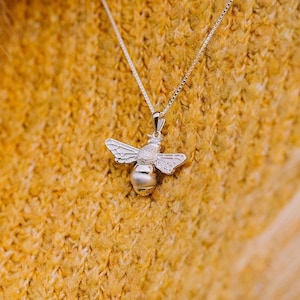 Sterling Silver Bumble Bee Necklace