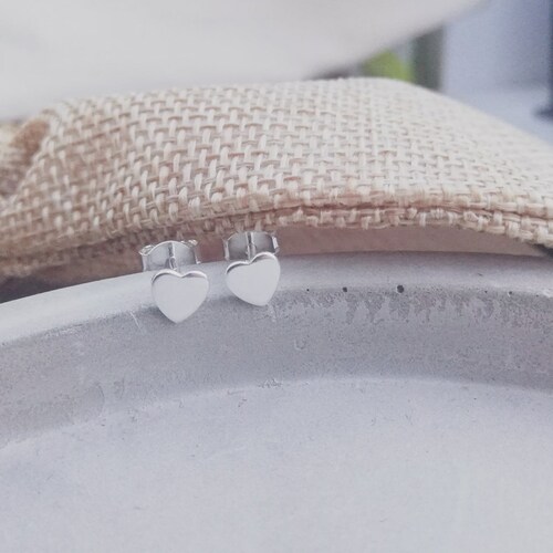 Sterling Silver Quote Earrings - 'Sisters shops From The Start, Best Friends From The Heart'