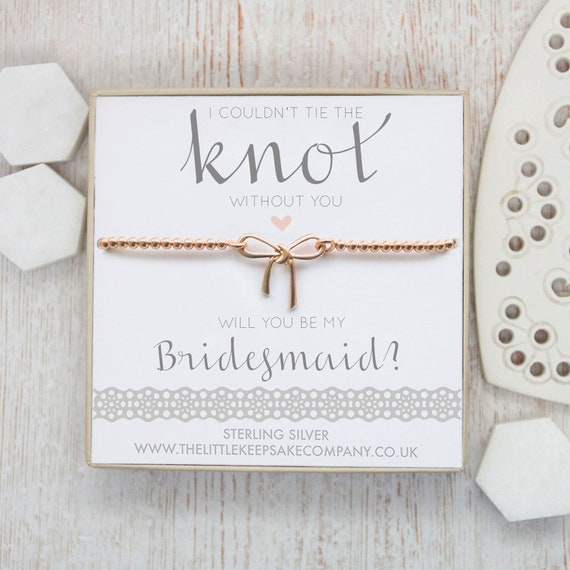 Rose gold bow bracelet outlet