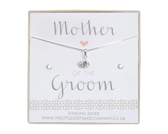 Sterling Silver & CZ Gift Set - Mother Of The Groom