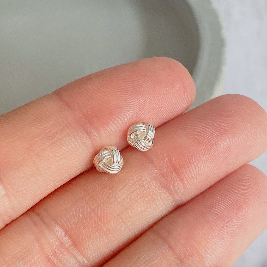 Orecchini carini in argento sterling puro 925 Cerchio Moissane