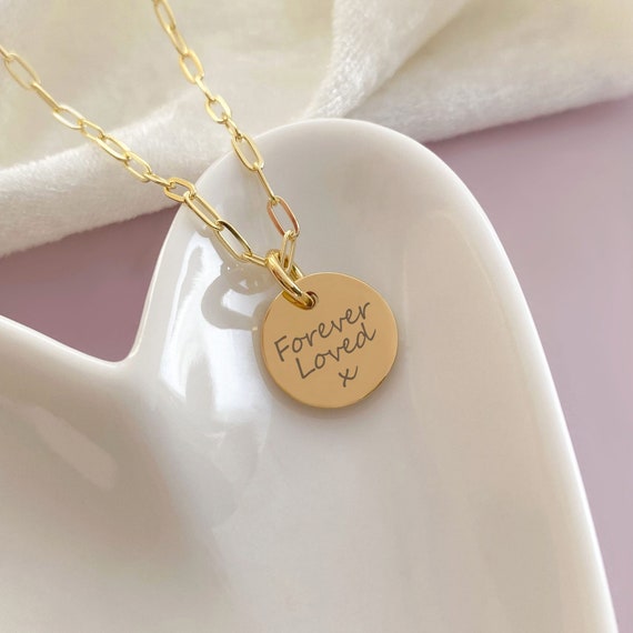 Gold vermeil on sale paperclip necklace