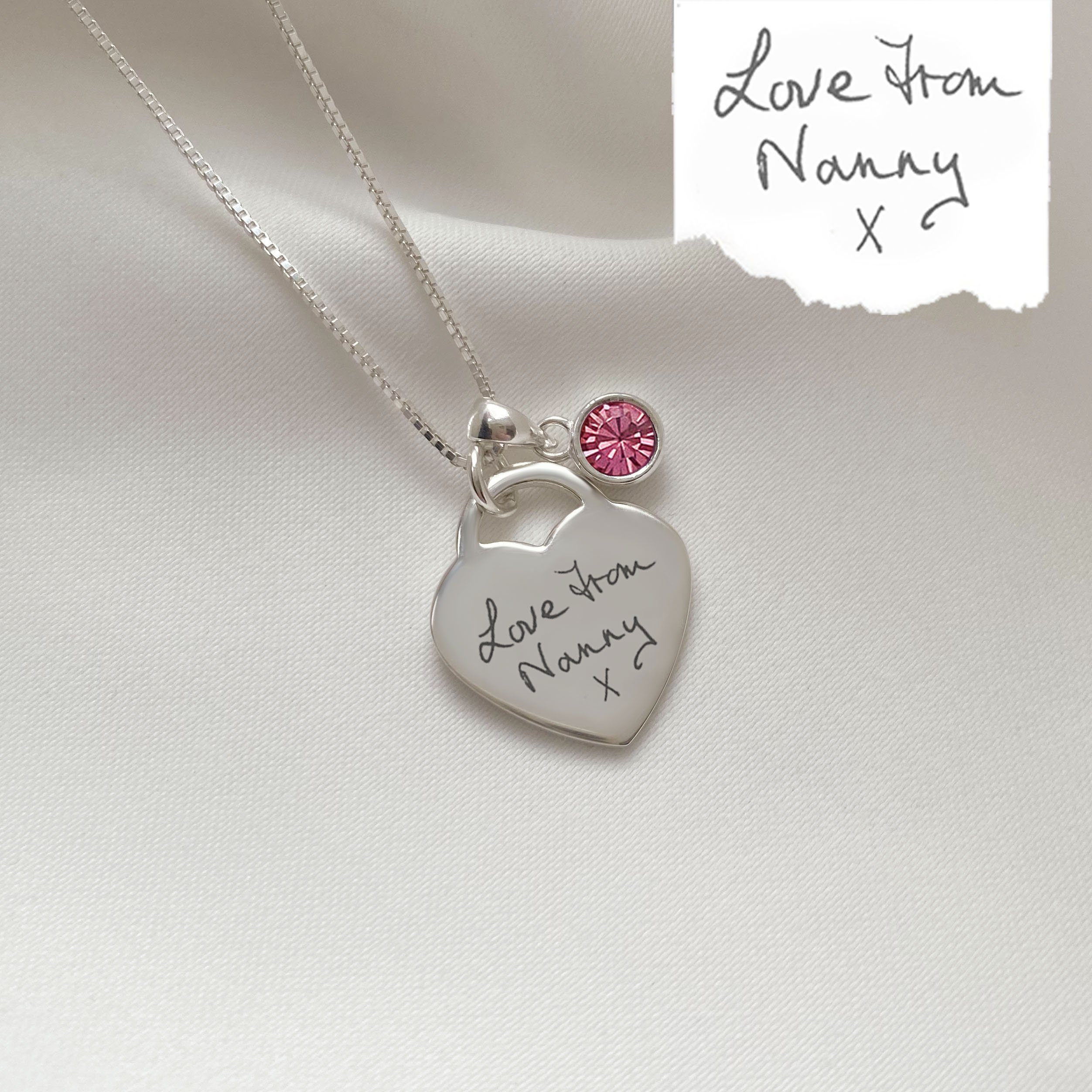 Tuscany Silver Collana Con Ciondolo Cuore Love Stardust In Argento 925 Riciclato - Catena Curb 46 Cm - 3