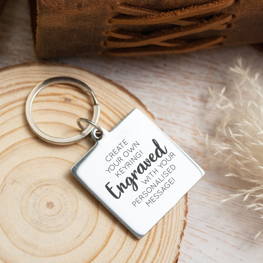 Create your own best sale keyring
