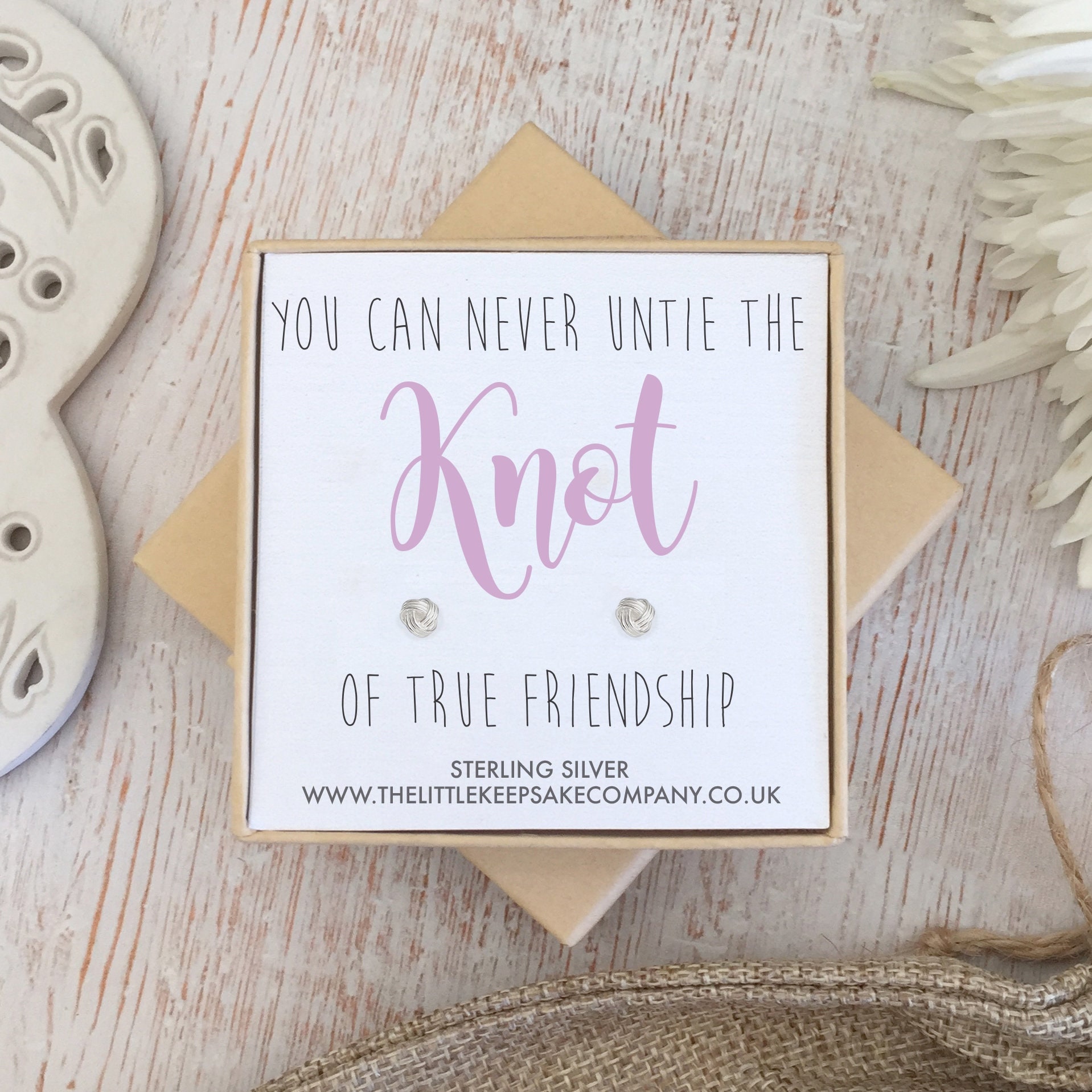 Friendship knot earrings sale argos