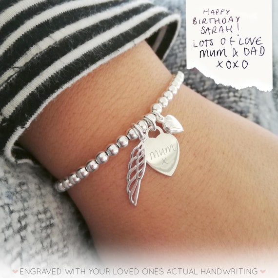 18K Oro Rosa Bijou Au750 Oro Massiccio Catene Laterali Bracciale Con Perline In - Foto 5