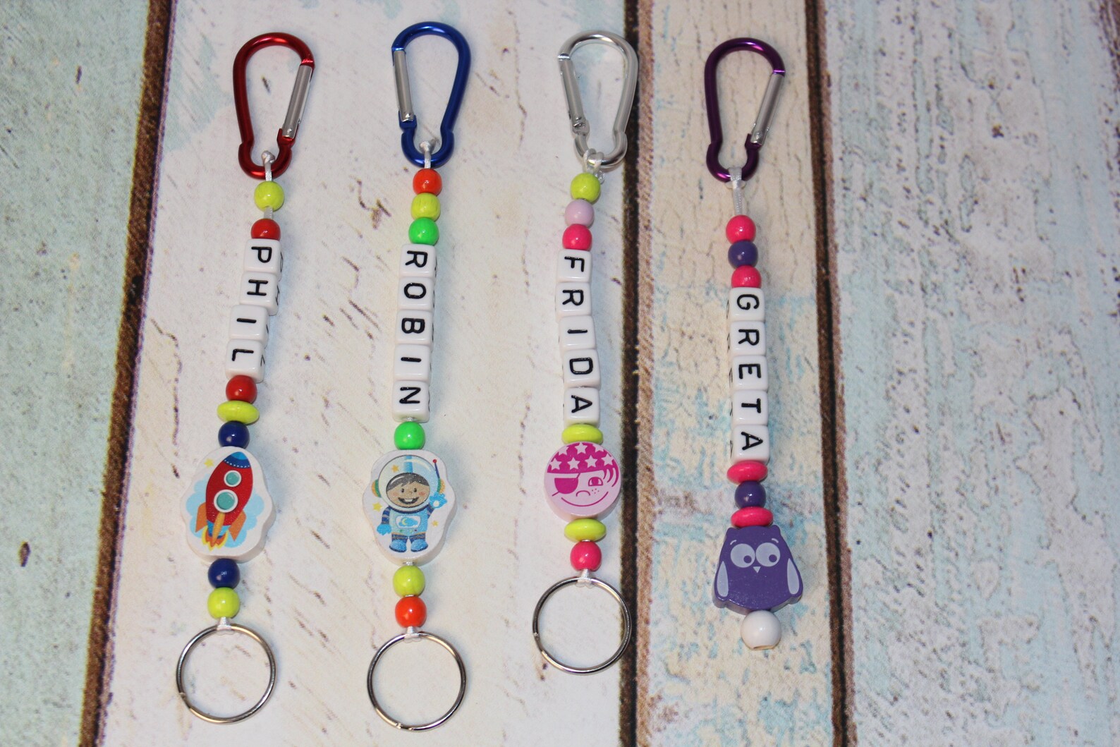 Keychain Pendant for the Backpack With Name Etsy