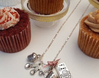 Bake a Cake Charm Necklace