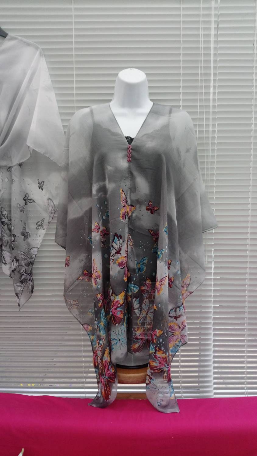Image of Butterfly Kaftan & Top in One