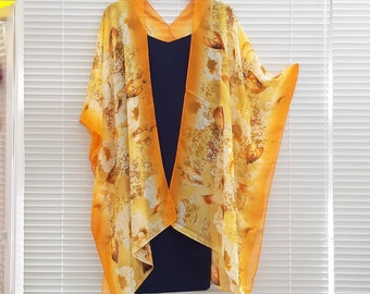 orange kimono jacket