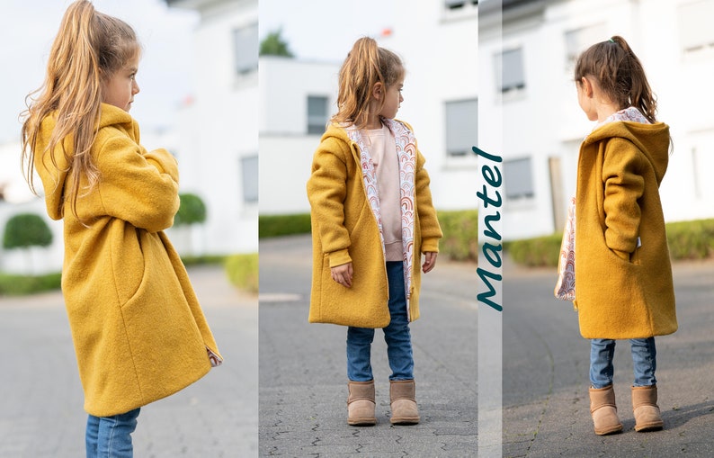 Jacke oder Mantel Walkjacke Walkmantel Winterjacke Wintermantel Kinderjacke Bild 2