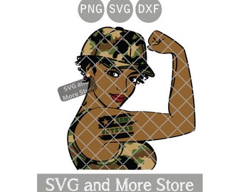 Download Woman Veteran Svg Etsy