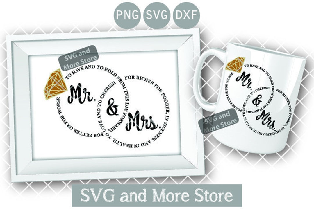 Love Promise Ring SVG Wedding Vows Rings Engagement Mr & - Etsy Singapore