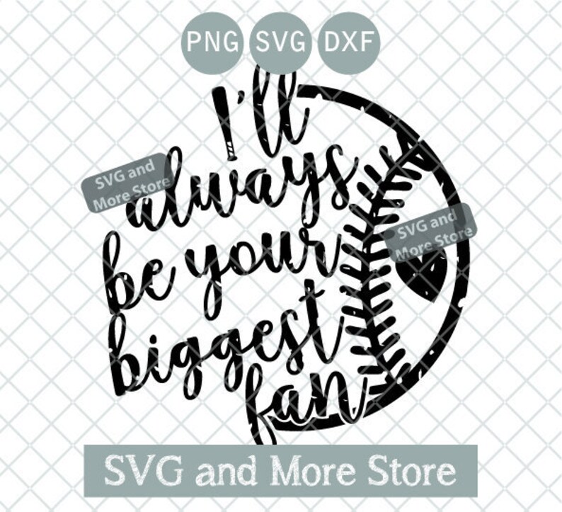Ill always be your biggest fan, Distressed baseball svg, Biggest fan svg, sports shirts, baseball tshirt, softball svgEtsy が展開する地域: