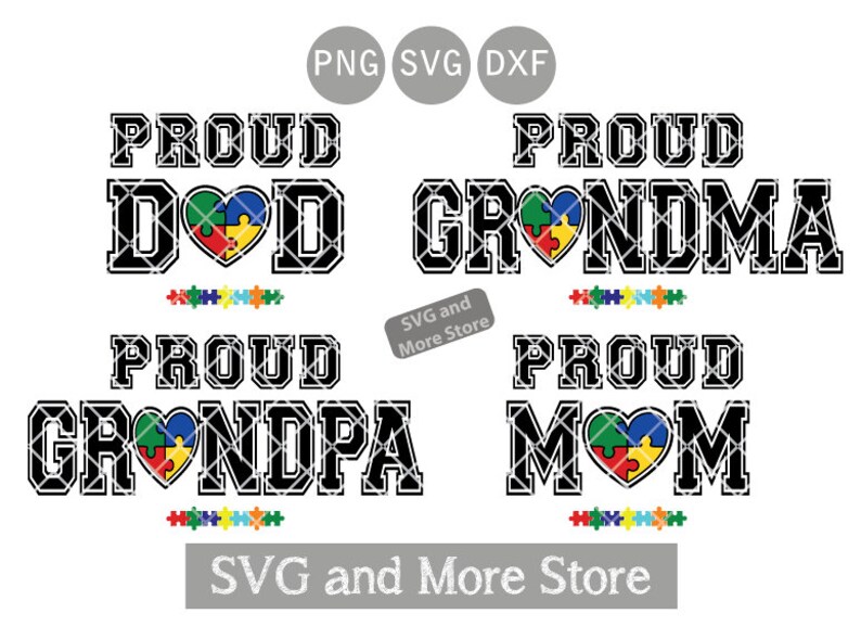 Download Proud dad Proud family svg Proud mom Proud grandma svg | Etsy